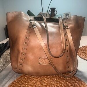 Patricia Nash Benvenuto Leather Tote